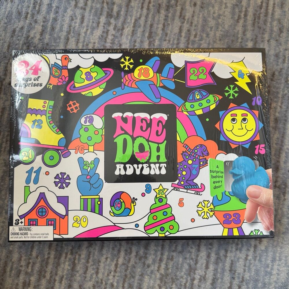 Nee Doh 34 Days of Surprises Advent Calendar Fidget Toy